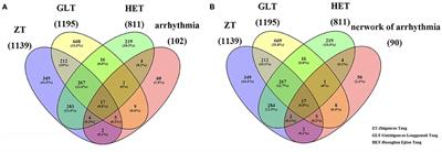 Integrated Pharmacogenetics Analysis of the Three Fangjis Decoctions for Treating Arrhythmias Based on Molecular Network Patterns